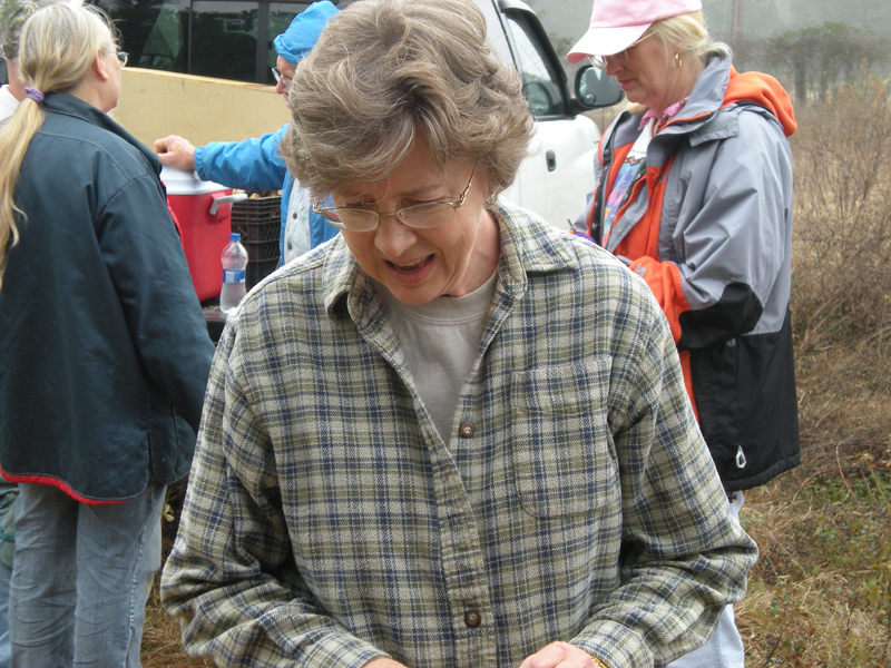 Gloria was the prettiest girl at the dig.